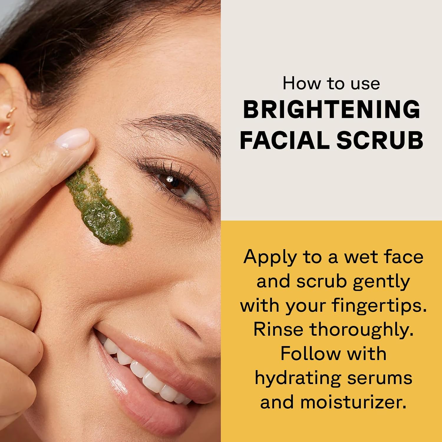 Acure Brightening Facial Scrub - 4 Fl Oz