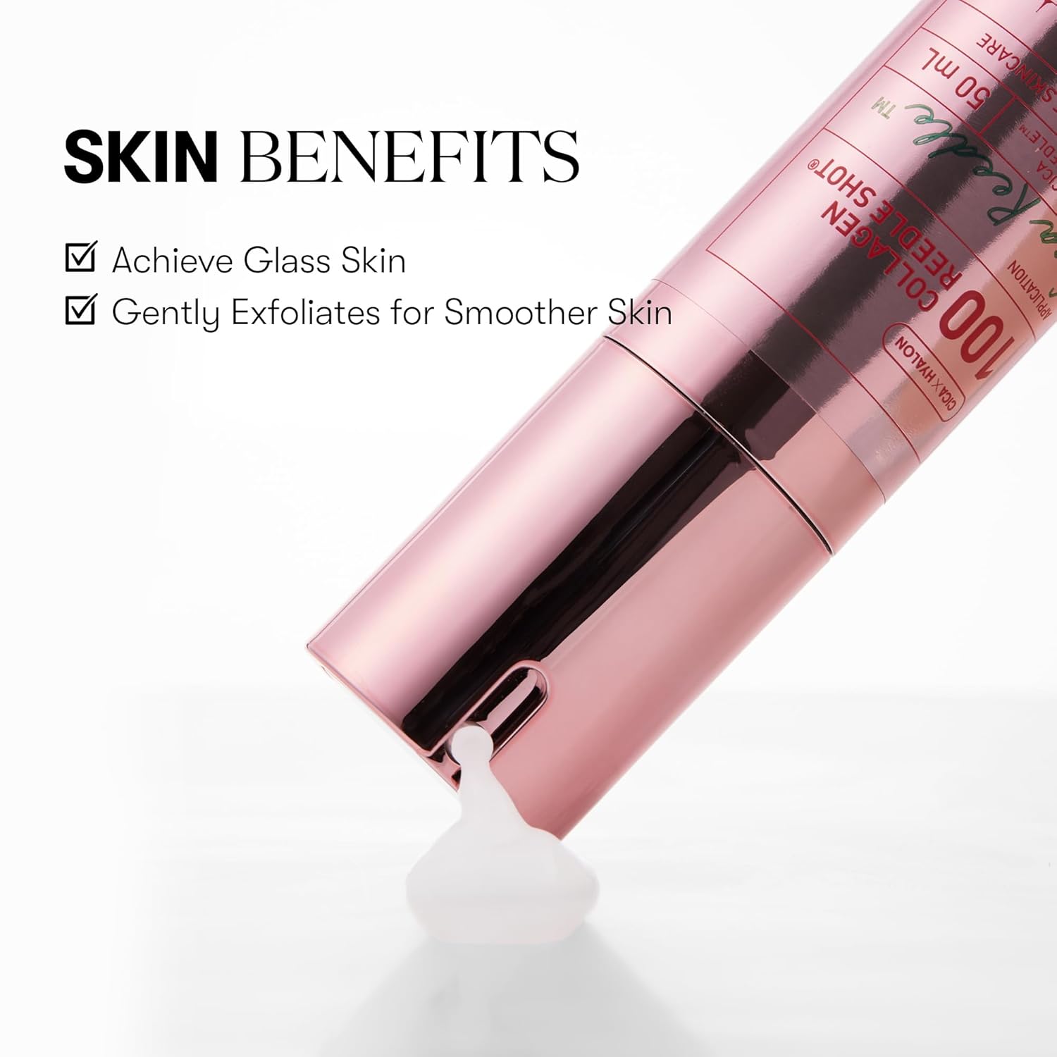 VT COSMETICS Collagen Reedle Shot 100, Microneedling Serum, Firming & Elasticity, (50ml)