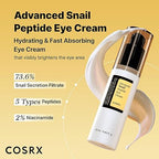 COSRX Snail Mucin Peptide Under Eye Cream – Anti-Aging, Brightening & Hydrating Eye Care (0.84 fl. oz.)