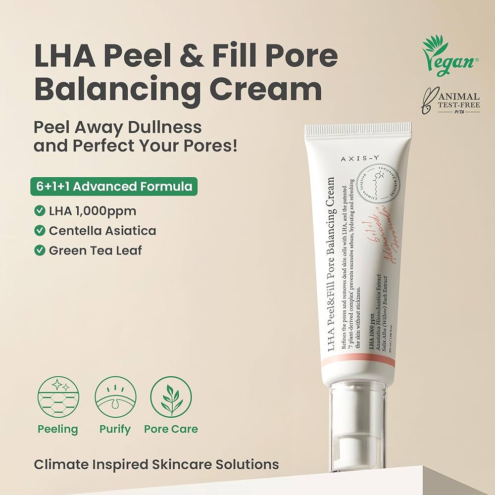 AXIS - Y - Pore Balancing Cream Exfoliating and Filling with Lipohydroxy Acid