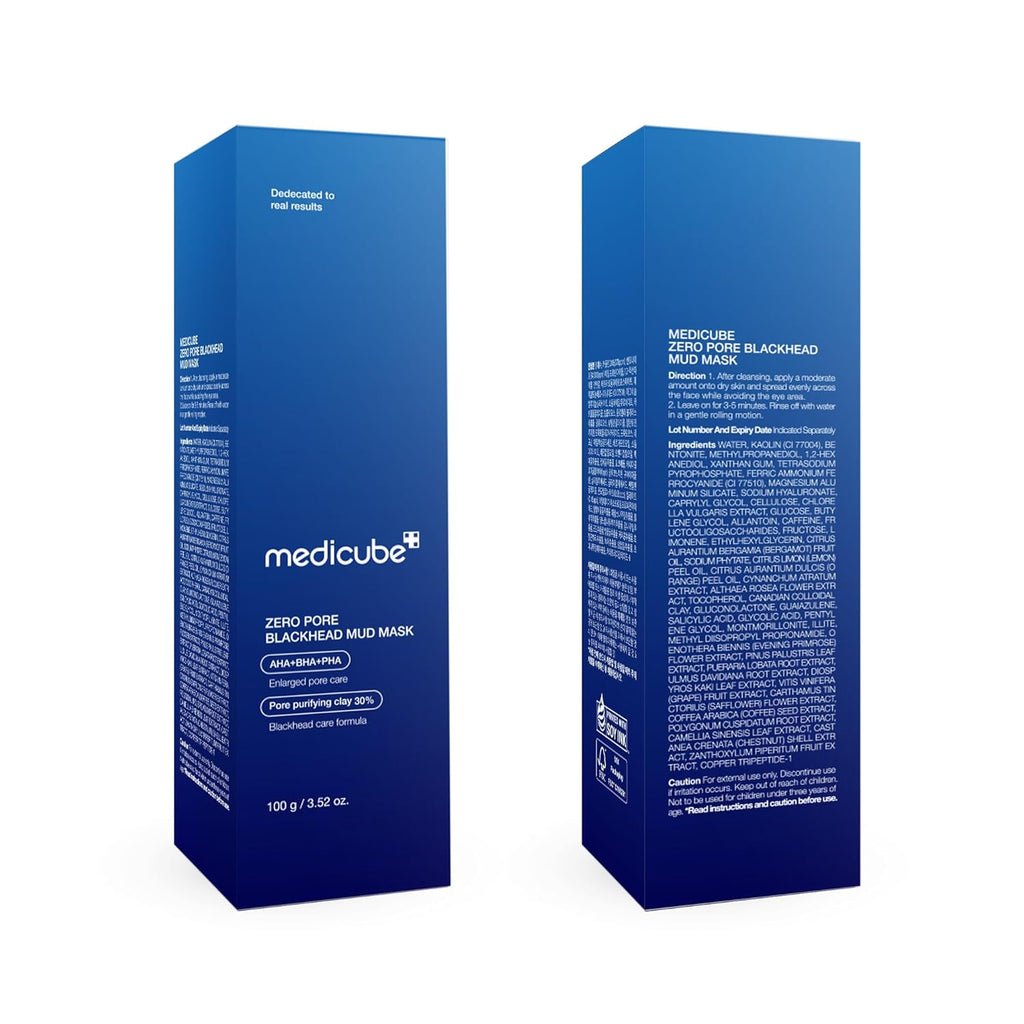 medicube Zero Pore Blackhead Mud Facial Mask