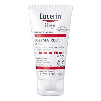 Eucerin Baby Eczema Relief Cream (Eczema-Prone Skin) [Fragrance & Steroid Free] 141 g