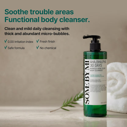 SOME BY MI AHA-BHA-PHA 30 DAYS Miracle Acne Clear Body Cleanser 400g