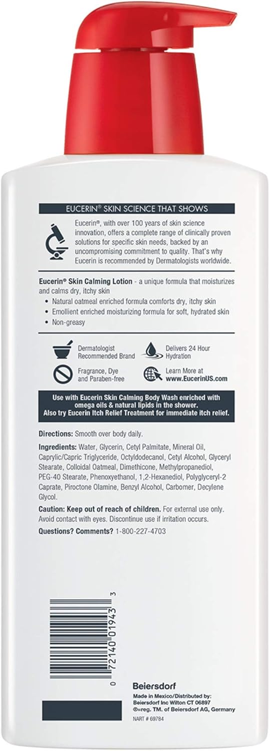 Eucerin Itch Soothing Lotion (Dry, Itchy Skin) [Fragrance Free] 500 ml