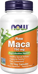 now  Raw Maca 750mg  Reproductive Health.  250 Veg Capsules