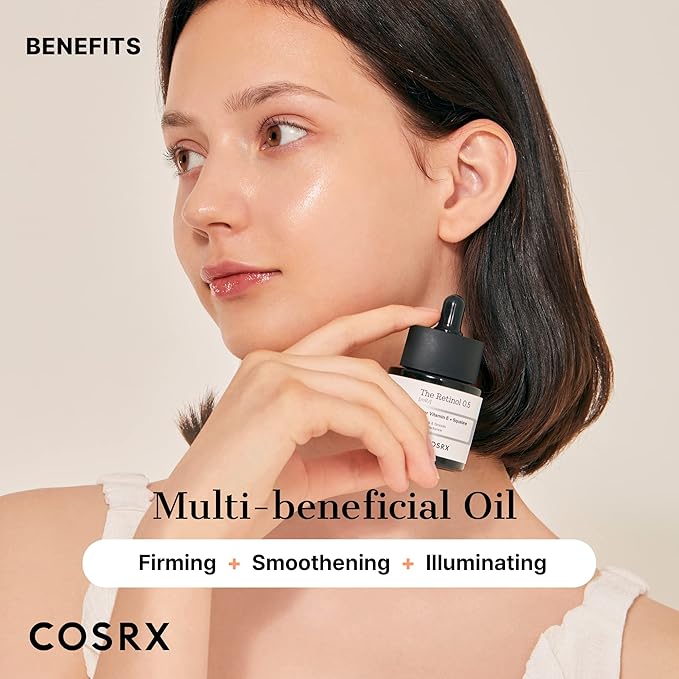 COSRX The Retinol 0.5 [Oil] Super Vitamin E + Squalane. 20ml