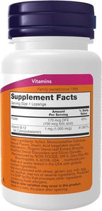 NOW Supplements, Vitamin B-12  (120 Chewable)