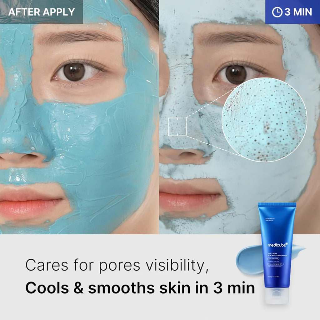medicube Zero Pore Blackhead Mud Facial Mask