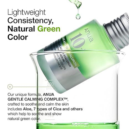 Anua Azelaic Acid 10 Hyaluron Redness Soothing Serum, Facial Serum for Sensitive skin,