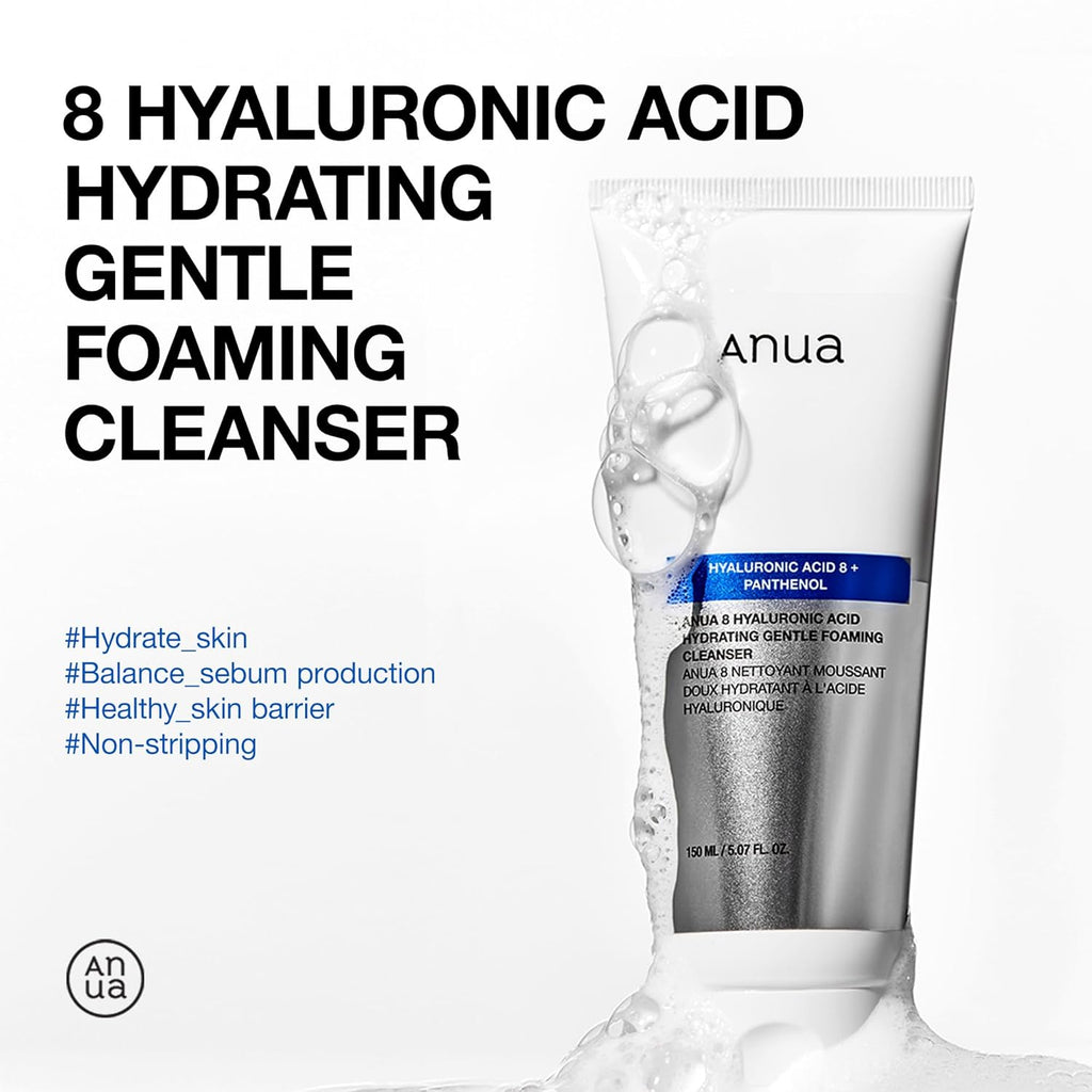 ANUA Hydrating Gentle Foaming Cleanser, (150ml/5.07fl oz.)