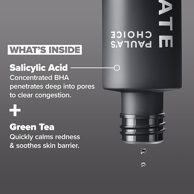 PAULA’S CHOICE EXFOLIATE 2% BHA Liquid Exfoliant Salicylic Acid. 30ml & 118ml