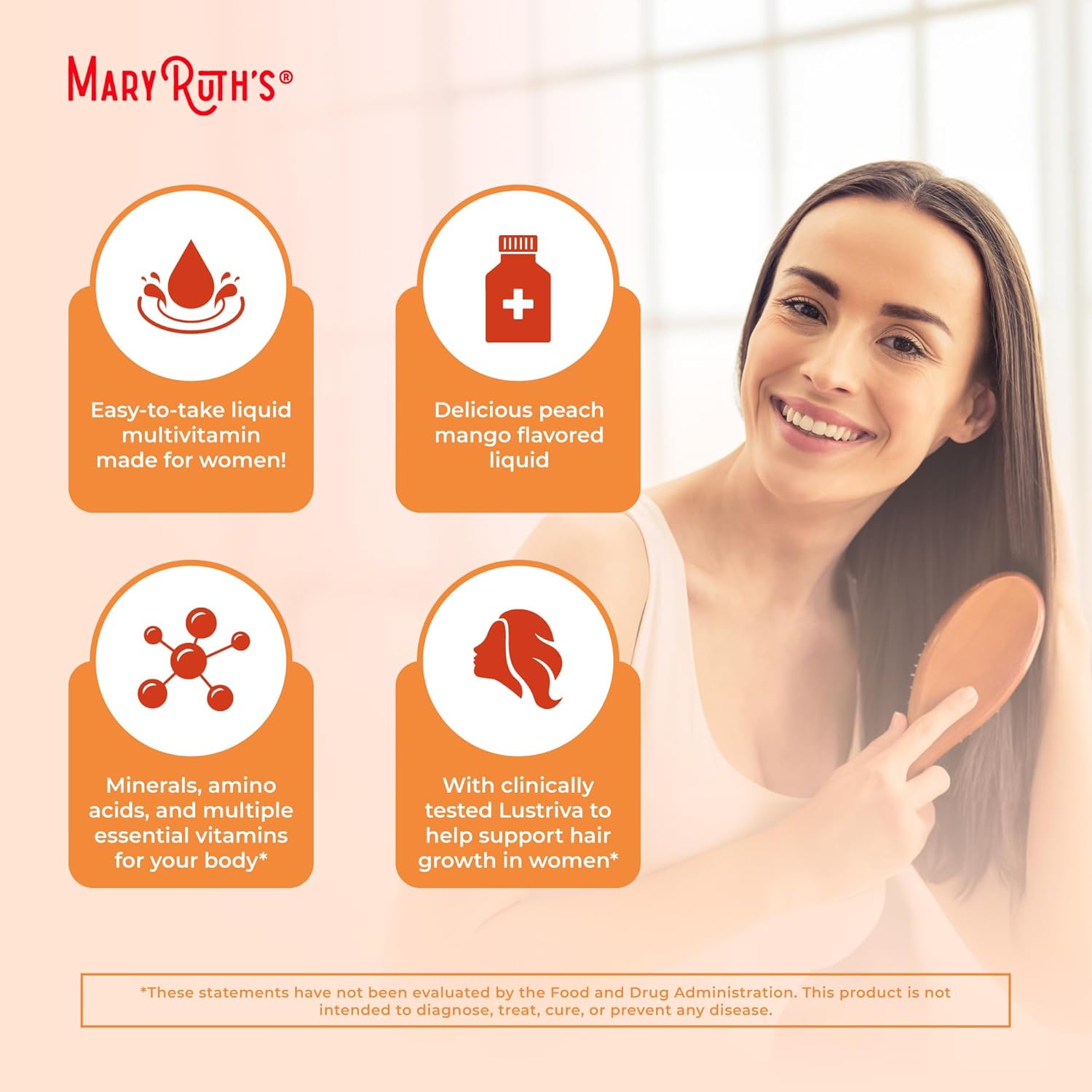 MaryRuth's Liquid Multivitamin + Hair Growth - 450 ml