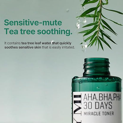 Some By Mi AHA-BHA-PHA 30 Days Miracle Face Toner | 150ml | For Exfoliating, Moisturizing, Rejuvenating Face