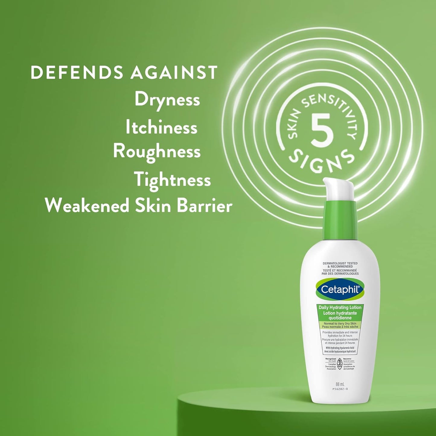 Cetaphil Daily Hydrating Lotion (All Skin Type, Sensitive Skin) Hyaluronic Acid 88ml