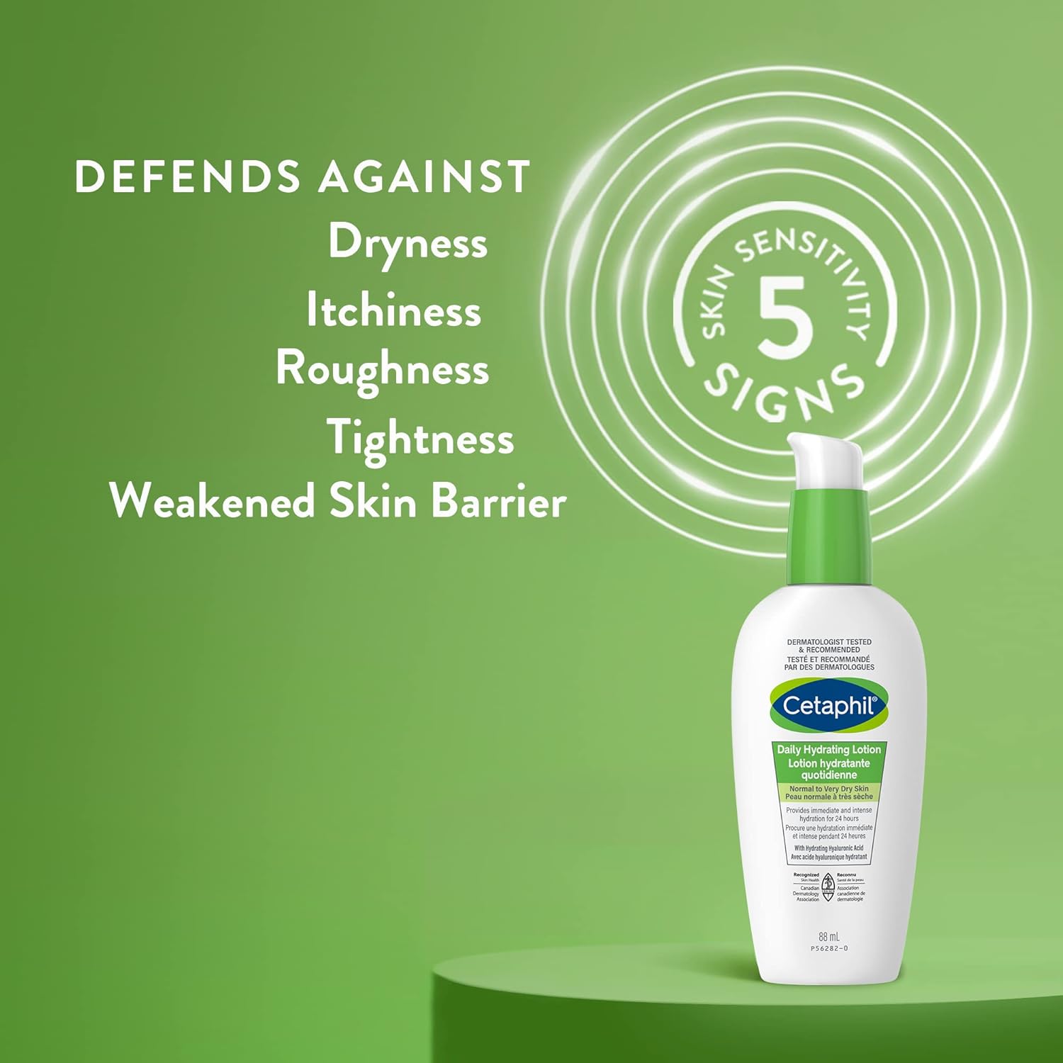 Cetaphil Daily Hydrating Lotion (All Skin Type, Sensitive Skin) Hyaluronic Acid 88ml