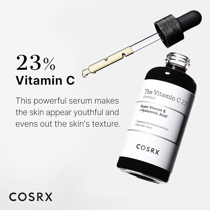 COSRX The Vitamin C 23 [Serum] Super Vitamin E + Hyaluronic Acid. 20g