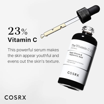 COSRX The Vitamin C 23 [Serum] Super Vitamin E + Hyaluronic Acid. 20g