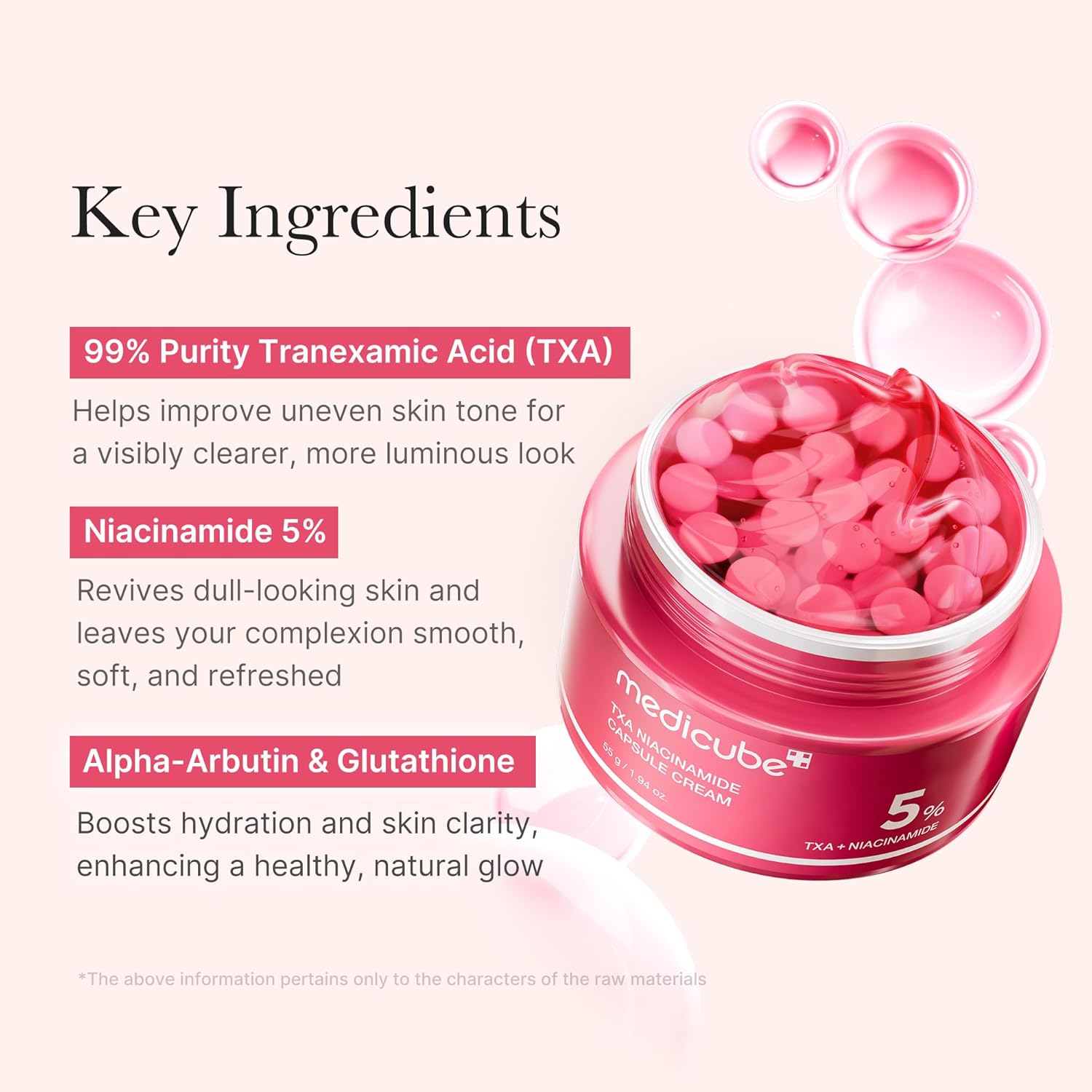 Medicube TXA+Niacinamide Capsule Cream