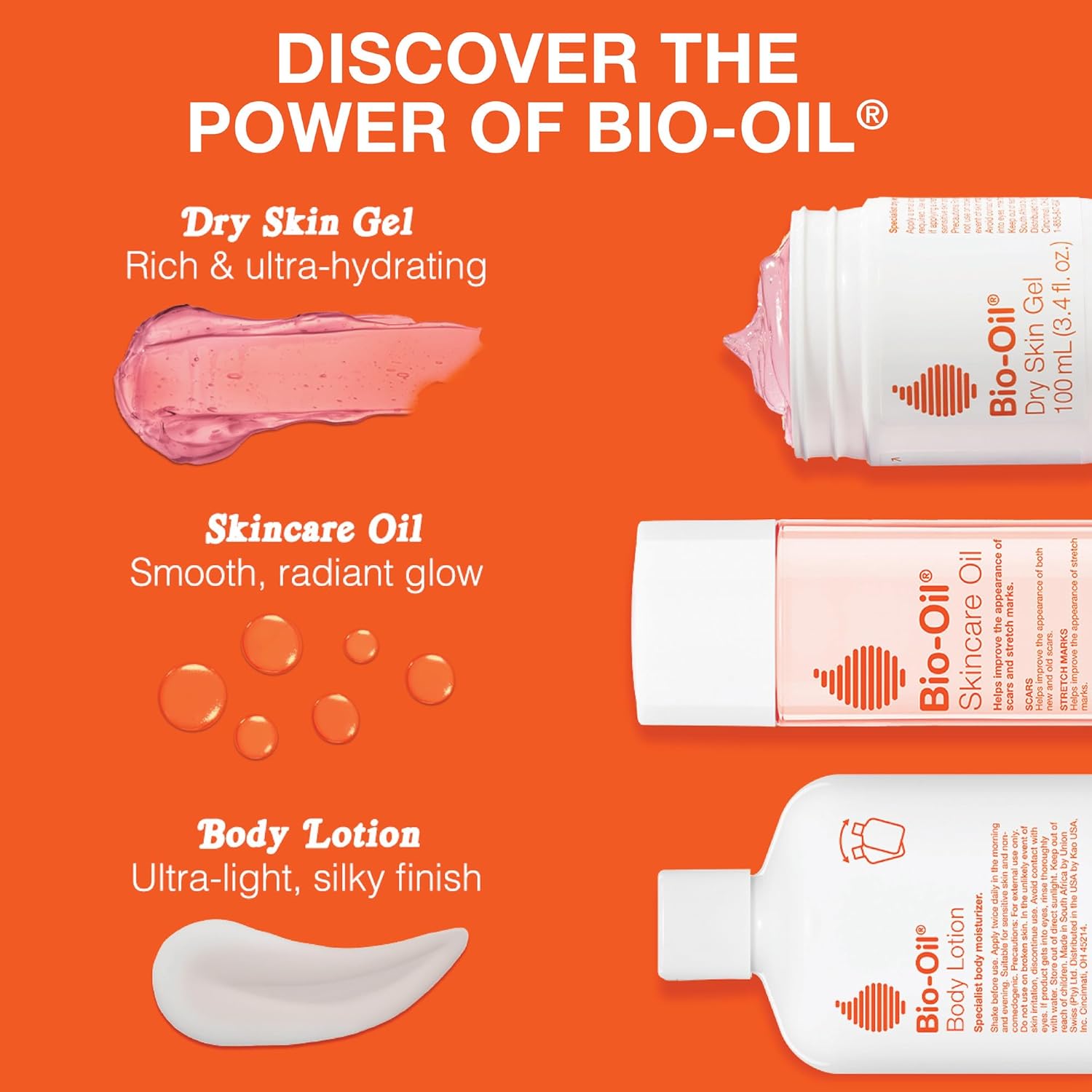 Bio-Oil Moisturizing Body Lotion for Dry Skin, Ultra-Lightweight High-Oil Hydration, with Jojoba, Rosehip, Shea, and Hyaluronic Acid, 5.9 Oz