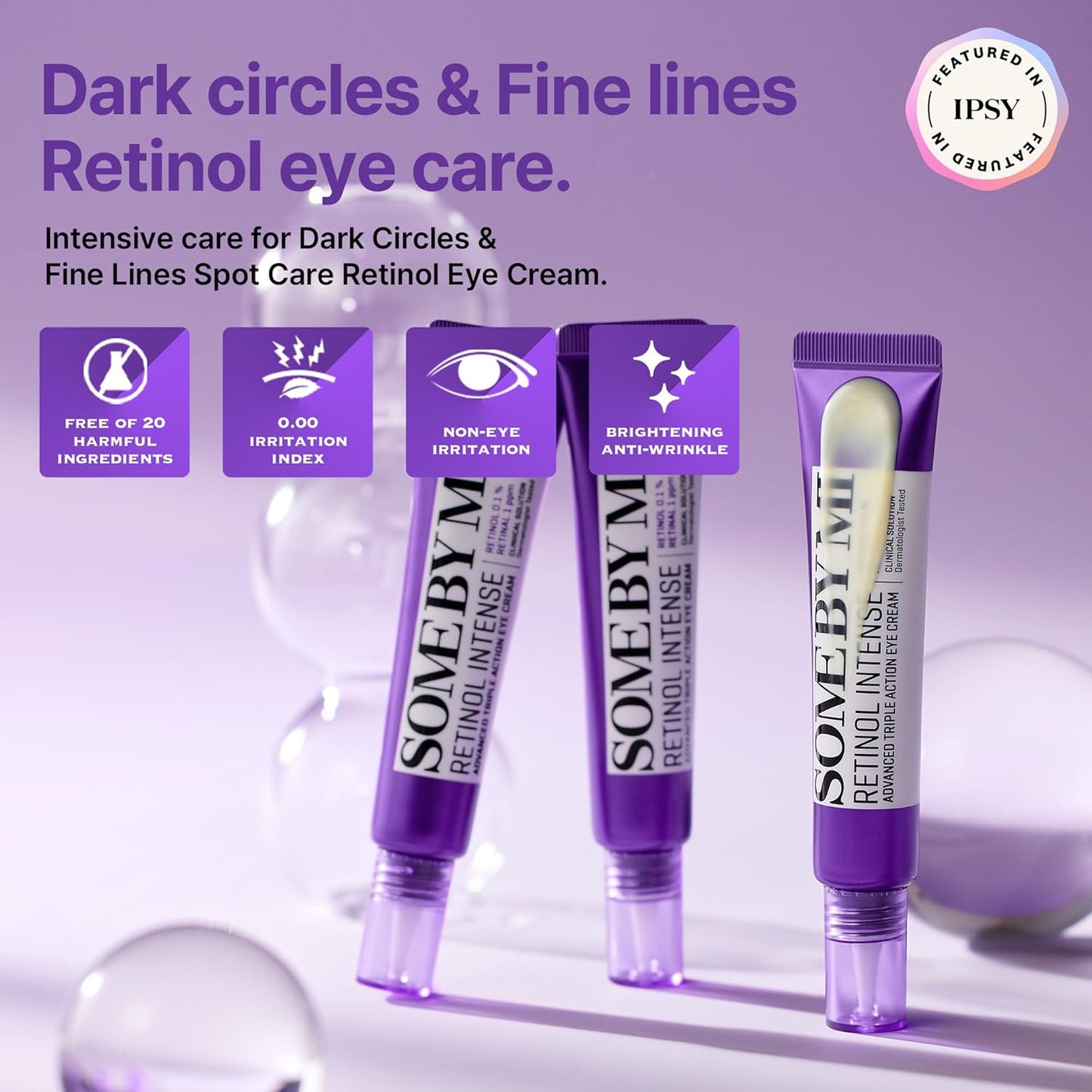 SOME BY MI Retinol Intense Advanced Triple Action Eye Cream (Wrinkles + Signs of Aging + Skin Tone Darkening) 30ml