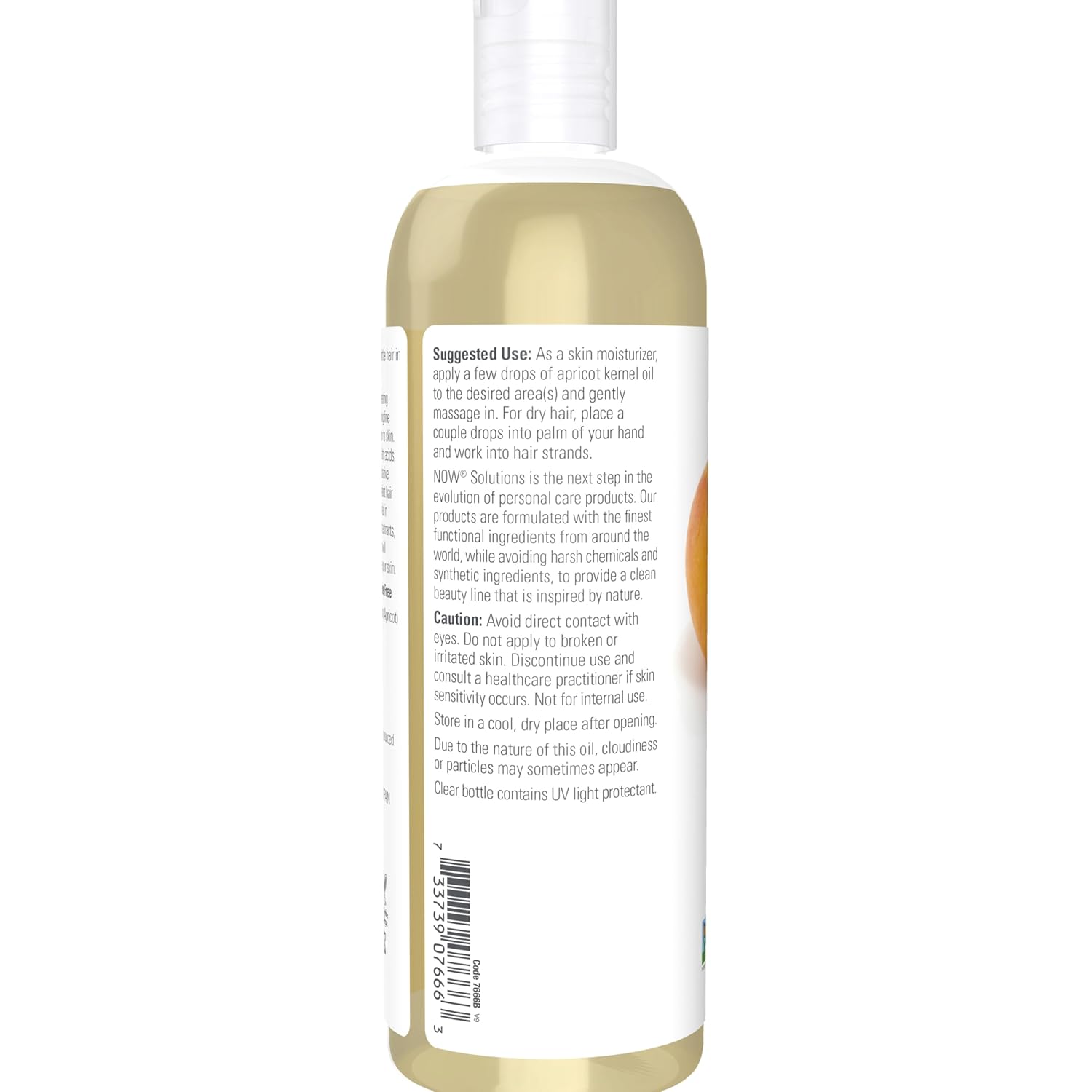 Now SOLUTION apricot oil moisturizing oil, moisturize dry hair - 118 ml