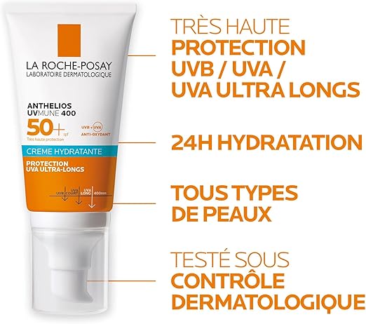 LA ROCHE-POSAY ANTHELIOS UVMUNE 400 50+spf Hydrating Cream .50ml