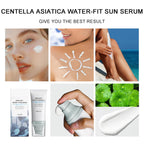 Centella Sunscreen SPF 50, Airy-Light Hyalu Cica Water-Fit Sun Serum, Face Sun Screen Long-Lasting Protection
