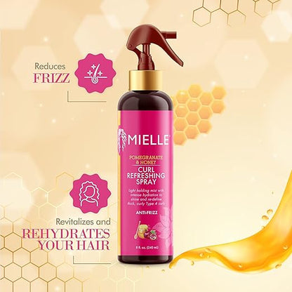 MIELLE Pomegranate & Honey Curl Refreshing Spray [Anti-Frizz]