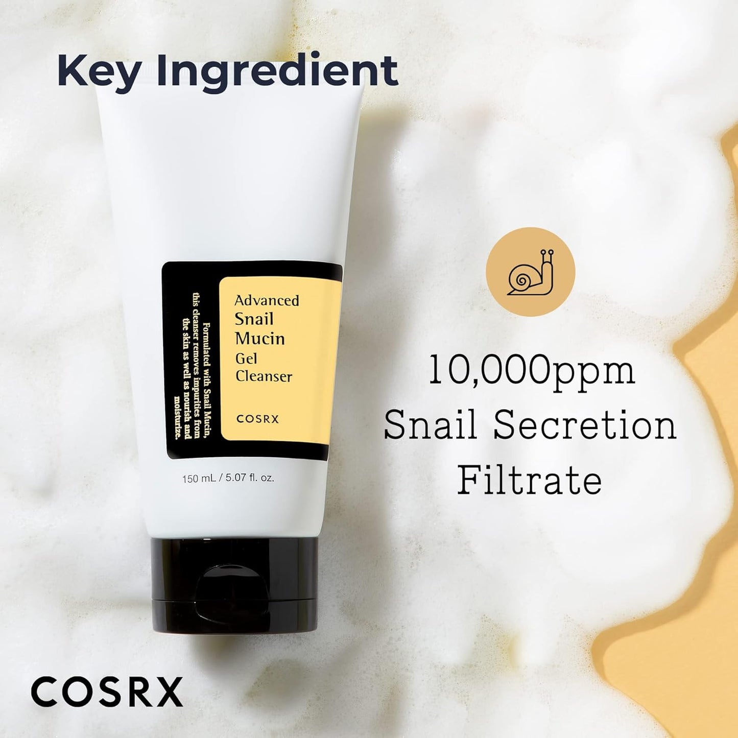 COSRX, Advanced Snail Mucin Gel Cleanser, 150ml