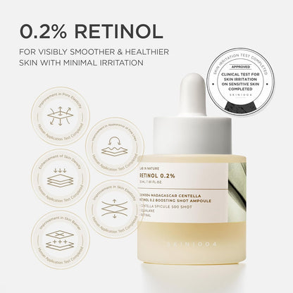 SKIN1004 Madagascar Centella Retinol 0.2 Boosting Shot Ampoule 30 ml
