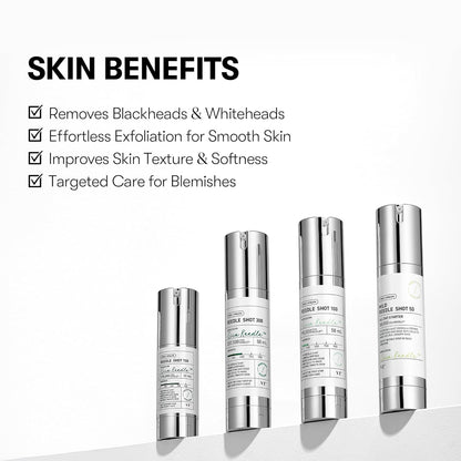 سيكا ريدل شوت ١٠٠ من في تي كوزماتيكس، سيروم سبيكيول مايكرونيدلينج للعناية بالمسام والتقشير، إكسوزوم، عشبة سنتيلا آسياتيكا للبشرة الزجاجية، ملمس البشرة، معزز البشرة السائل الكوري