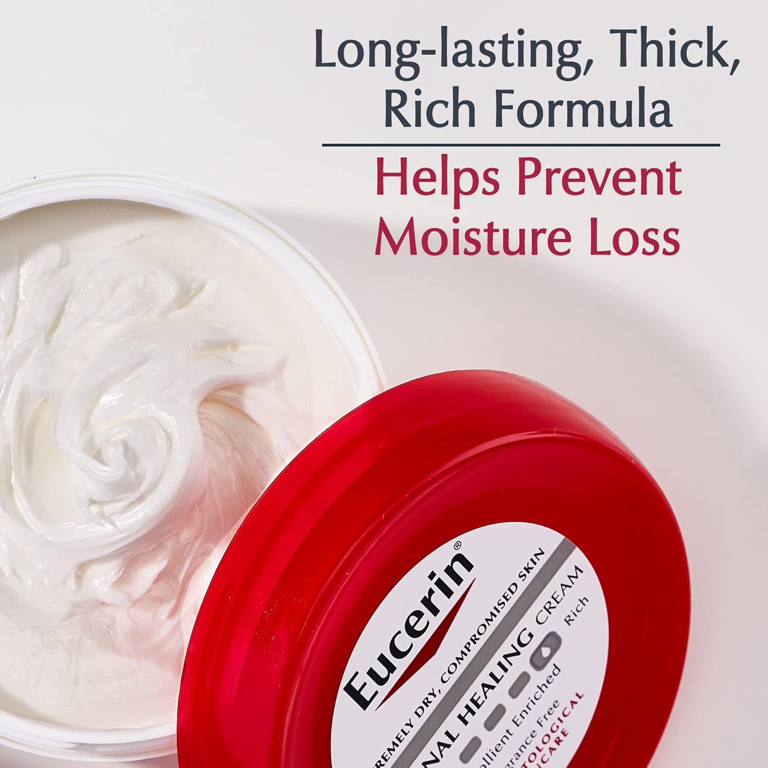 Eucerin (Extremely Dry, Compromised Skin) Original Healing Cream Emollient Enriched 454g
