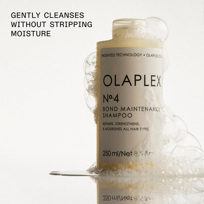 Olaplex No. 4 Bond Maintenance Shampoo, Repairs, Strengthens, & Nourishes All Hair Types, Adds Shine & Leaves Hair Feeling Soft,