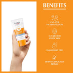 Eucerin Sun Protection 50+ LSF SPF UVB UVA Sensitive Protect Face Sun Cream 50ml