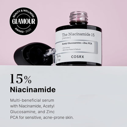 COSRX The Niacinamide 15 [Serum] Acetyl Glucosamine + Zinc PCA 20 ml