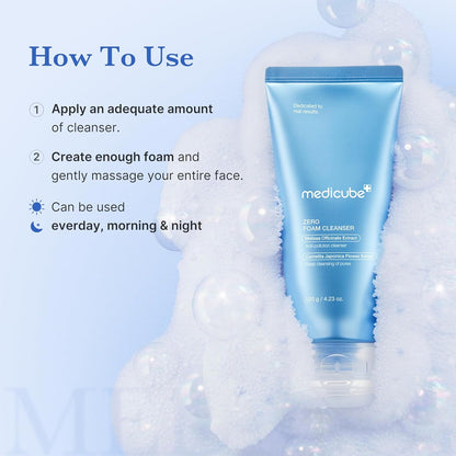 medicube Zero Foam Cleanser for Sensitive Skin
