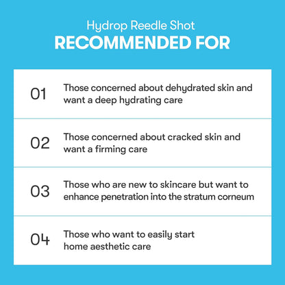 VT COSMETICS Hydrop Reedle Shot 100hL, Hyaluronic Acid Microneedling Serum, (50ml)