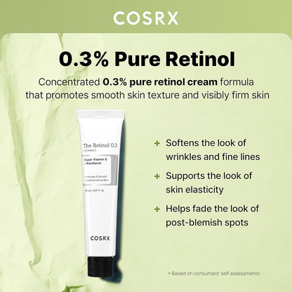 COSRX The Retinol 0.3, Cream Super Vitamin E + Panthenol 20 ml