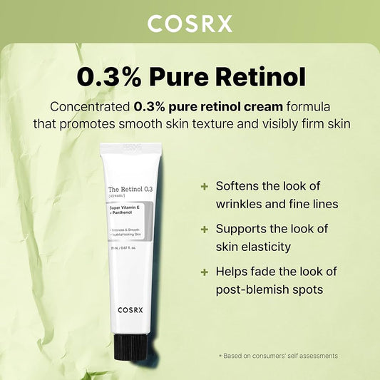 COSRX The Retinol 0.3, Cream Super Vitamin E + Panthenol 20 ml
