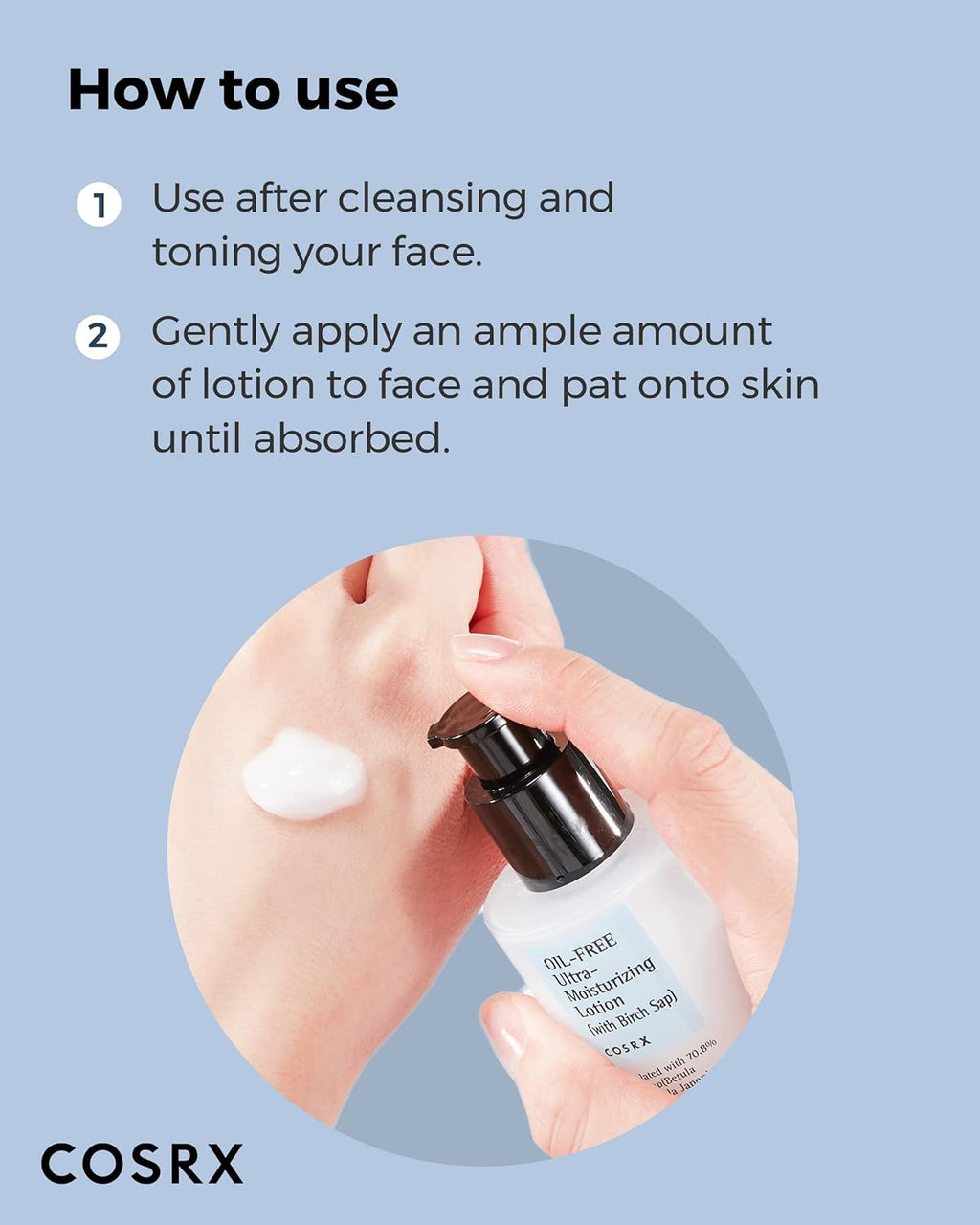 COSRX Oil-Free Ultra-Moisturizing Lotion (with Birch Sap) 100ml