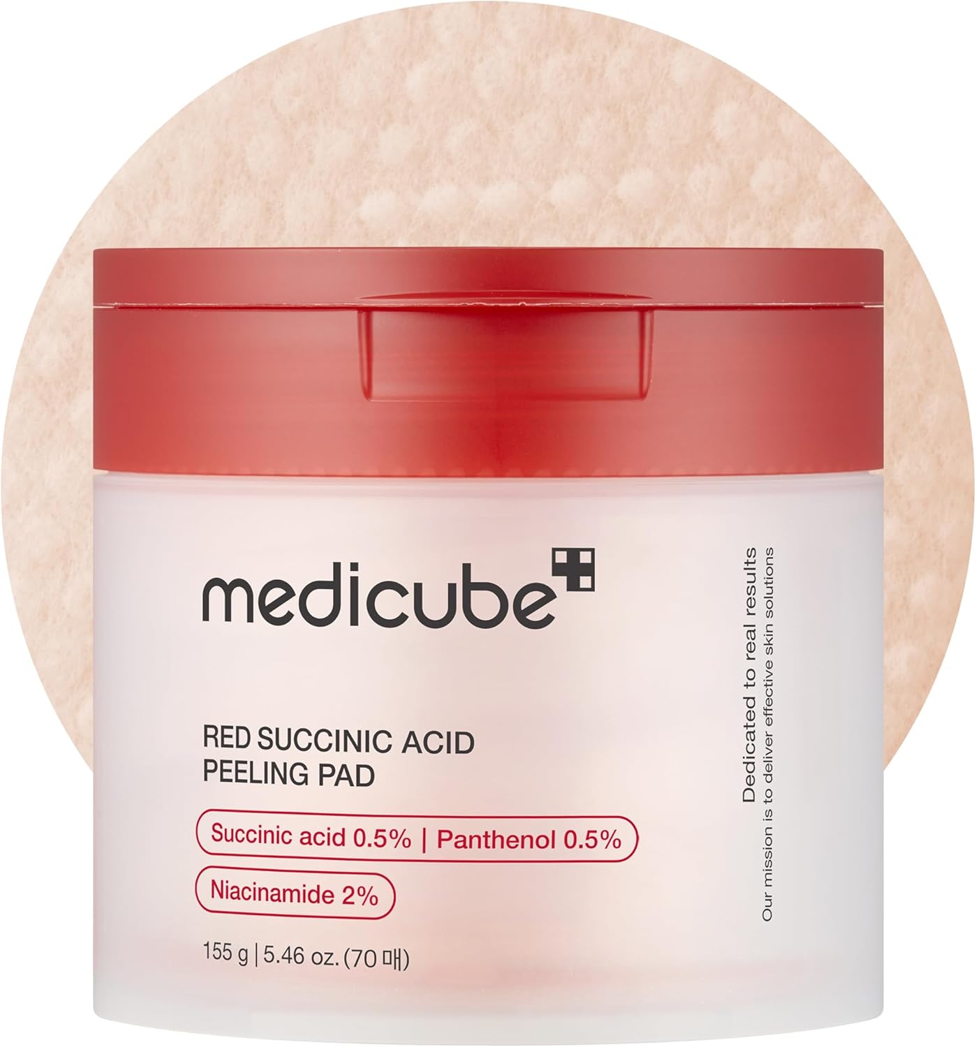 Medicube Red Succinic Acid Panthenol Facial Peeling Pads