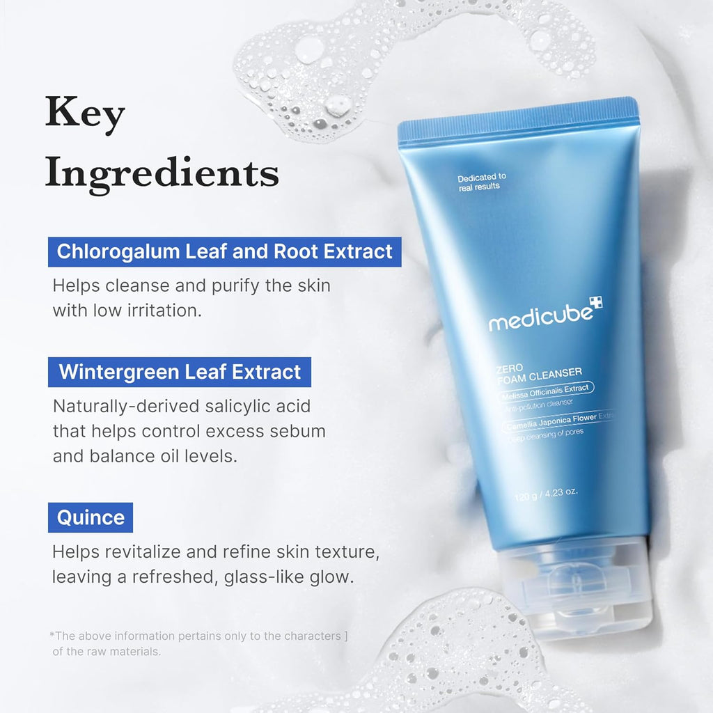 medicube Zero Foam Cleanser for Sensitive Skin