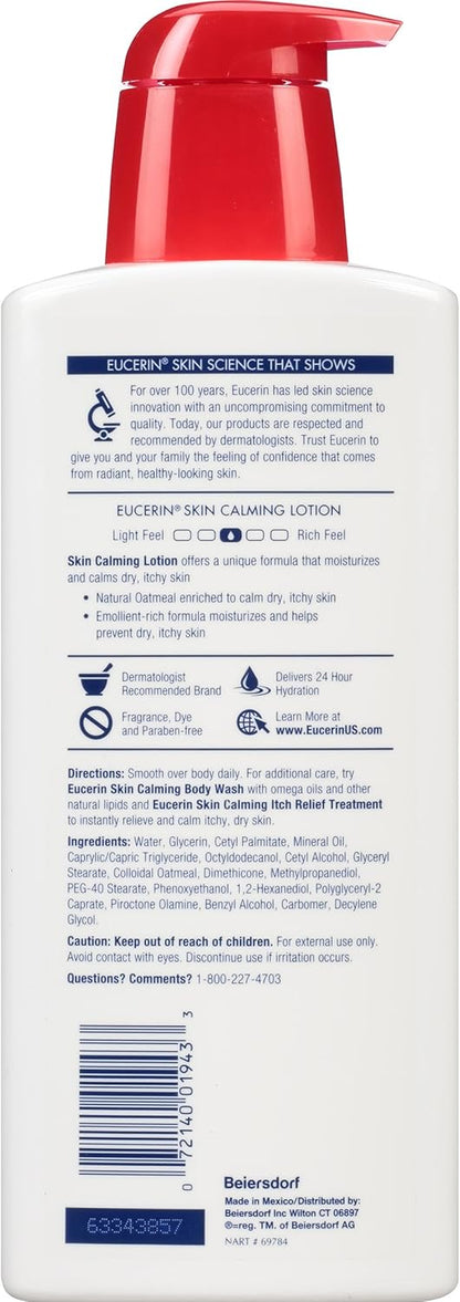 Eucerin Itch Soothing Lotion (Dry, Itchy Skin) [Fragrance Free] 500 ml