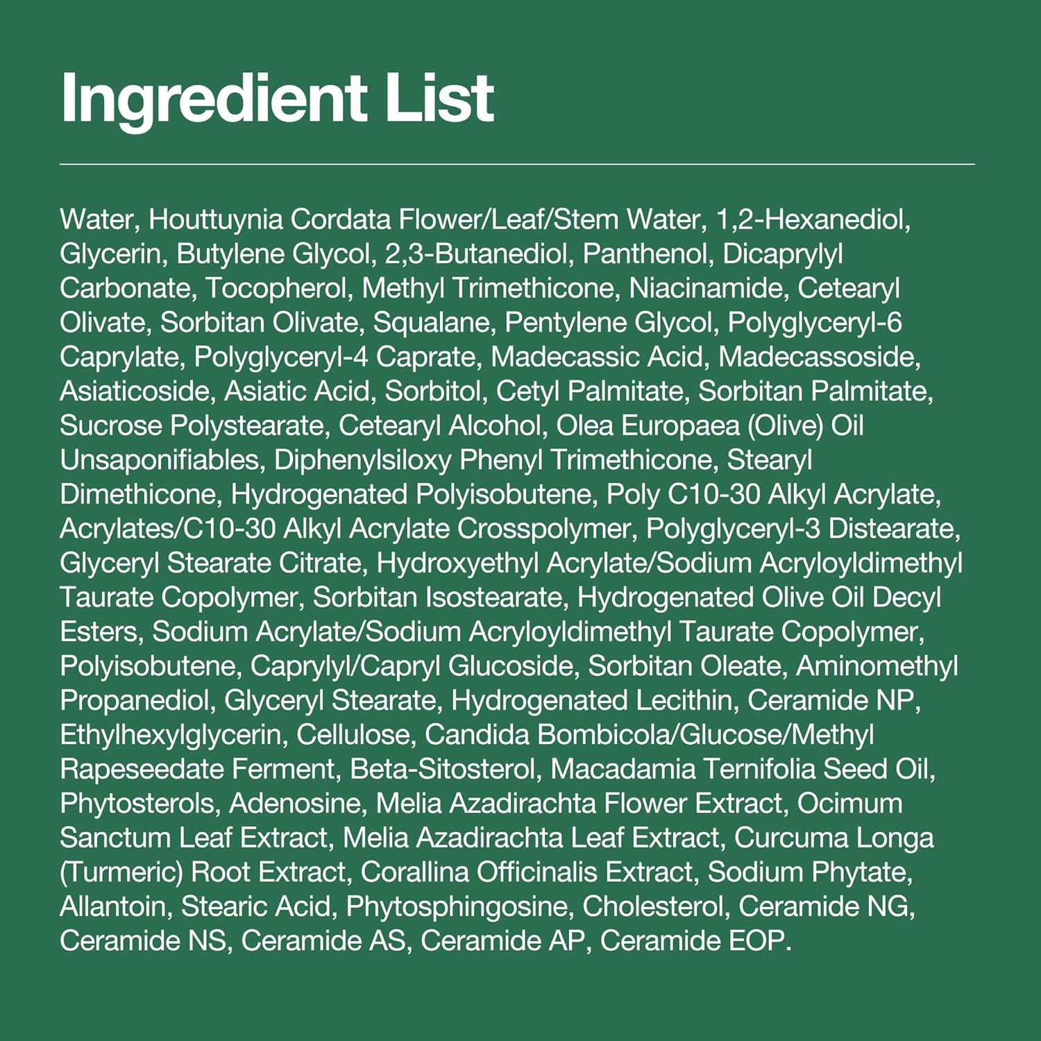 Anua Heartleaf Centella Red Spot Cream, Hydration Face Moisturizer for Skin 15g