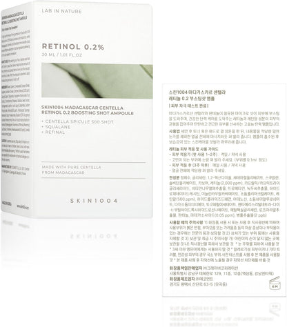 SKIN1004 Madagascar Centella Retinol 0.2 Boosting Shot Ampoule 30 ml