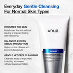 ANUA Hydrating Gentle Foaming Cleanser, (150ml/5.07fl oz.)