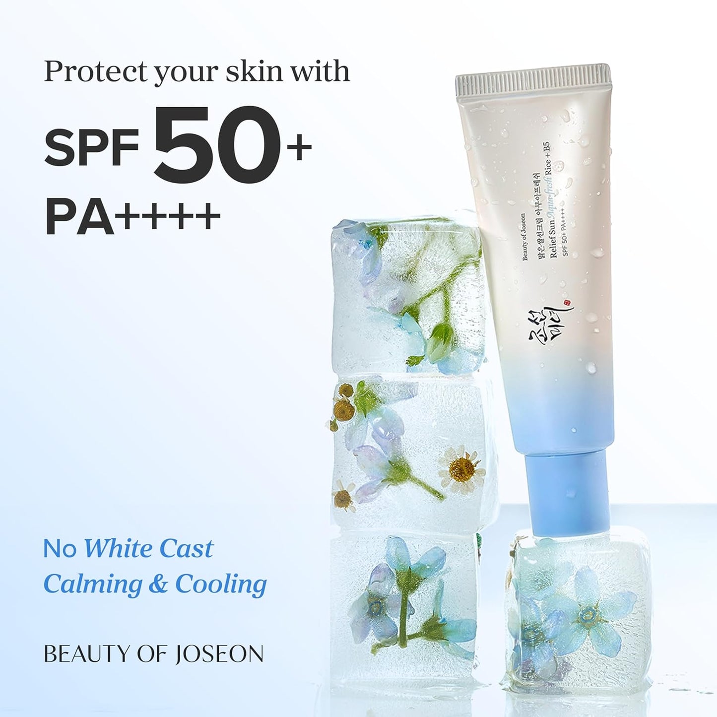 Beauty of Joseon Relief Sun – Aqua Sunscreen SPF 50+ | Rice + Panthenol, 50ml