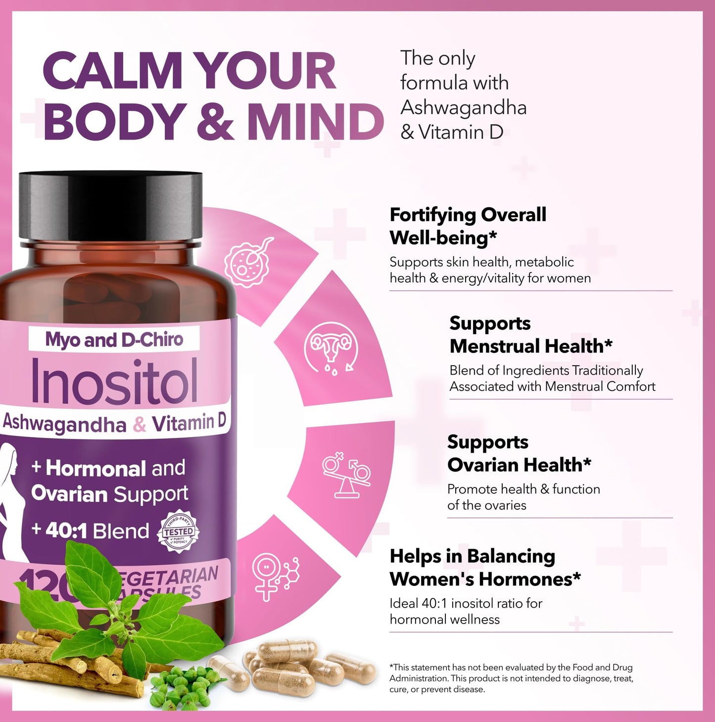 Intimate Rose Myo-Inositol & D-Chiro Inositol Blend