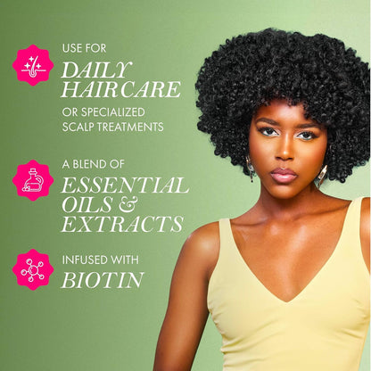Mielle Organics Rosemary Mint Scalp & Hair Strengthening Oil for All Hair Types (2 Fl Oz)