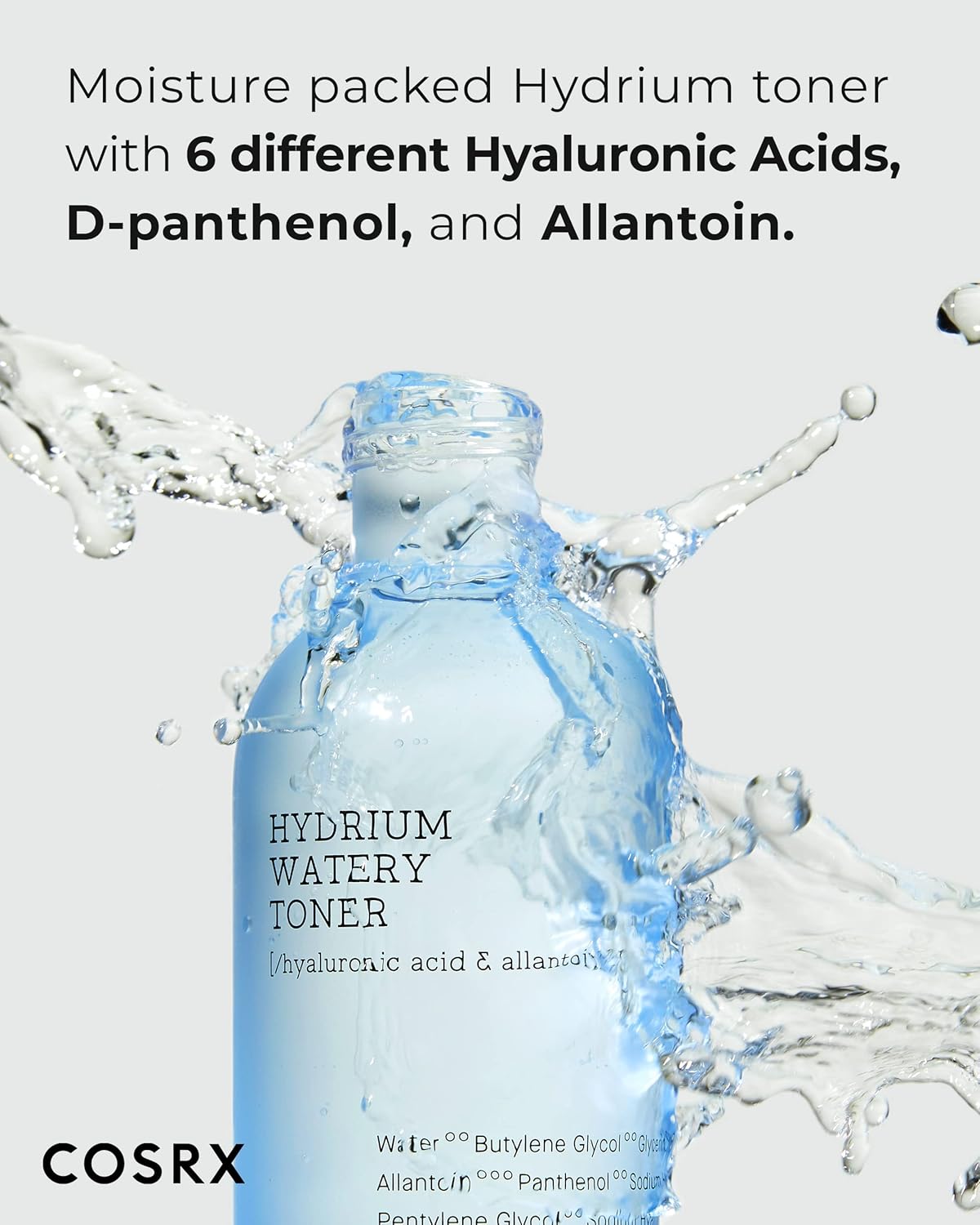 COSRX Hydrium Watery Toner (Hyaluronic Acid & Allantoin) 280ml